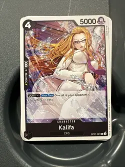 4- One Piece Card Game Cards Kalifa-Edison-Fuza-Edward Weevil - Image 2