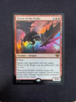Terror of the Peaks (PROMO FOIL) - Outlaws of Thunder Junction (Magic/MTG) - Image 1