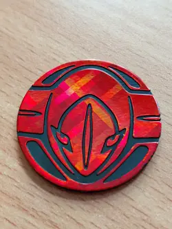 Pokemon TCG Deoxys red Coin - Image 1