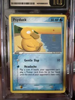 Pokemon CGC PRISTINE 10 EX Team Rocket Returns Psyduck 70/109 - Image 4