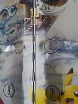 Pokemon Holiday Advent Calendar 2022 Brand New Box damaged, opened see pictures - Image 1