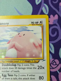 Pokemon TCG Neo Destiny Unlimited Chansey 31/105 Near Mint - Image 3