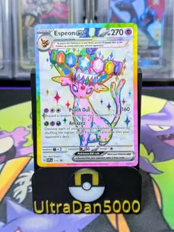 Pokemon TCG Prismatic Evolutions Espeon ex SVP 175 Black Star Promo - Image 1