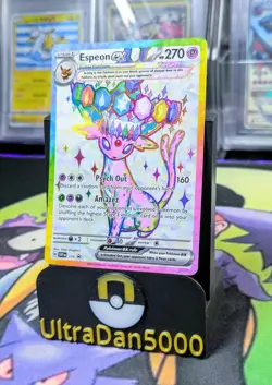 Pokemon TCG Prismatic Evolutions Espeon ex SVP 175 Black Star Promo - Image 2