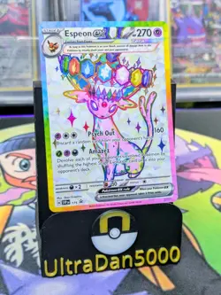 Pokemon TCG Prismatic Evolutions Espeon ex SVP 175 Black Star Promo - Image 3