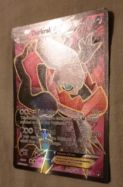 Pokemon Darkrai EX Holo Full Art Ultra Rare Card 118/122 XY Breakpoint Near Mint - Image 2