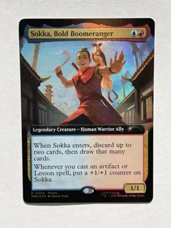 Sokka, Bold Boomeranger (MagicCon Atlanta 2025 Promo Card) FOIL - Image 1
