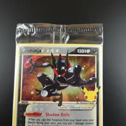 Greninja Gold Star SWSH 144 Pokemon Celebrations Sealed Promo Holo Card - Image 2