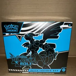 Pokemon Black Bolt ETB SEALED NEW 9 Packs Elite Trainer Box TCG Pokemon Cards - Image 1