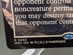 Karmic Justice (Anime Borderless) Wilds of Eldraine: Enchanting Tales Regular - Image 2