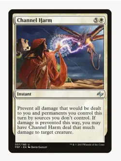 Channel Harm | MTG FRF | Damage Prevention Redirect Burn EDH | LP - Image 1