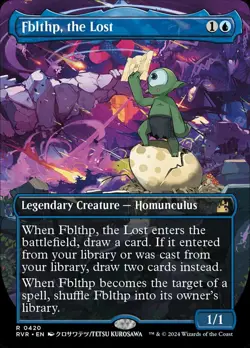 1 x Fblthp, the Lost - Anime Borderless - Ravnica Remastered - NM-Mint - MTG - Image 1