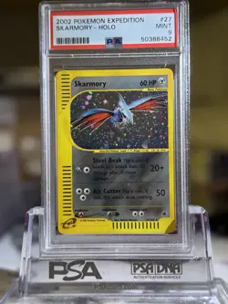 Pokemon Skarmory Expedition Holo Rare #27 PSA 9 Mint - Image 1