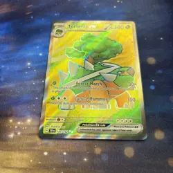 POKEMON TCG TORTERRA EX 185/162 FULL ART HOLO NEAR MINT TEMPORAL FORCES - Image 2
