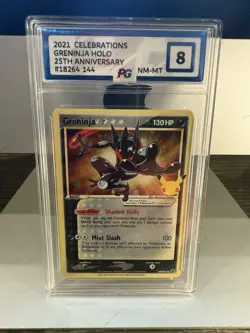 2021 POKEMON GOLD STAR GRENINJA CELEBRATIONS SWSH144 PROMO - PG 8 - Image 1