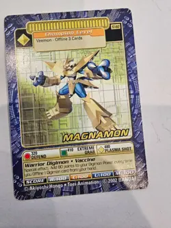 Magnamon ST-160 - Digimon Digi Battle Card - Series 6 - Image 1