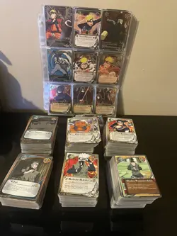 Naruto CCG card Lot 1200+ cards Includes SR,Rare And Uncommon - Image 1