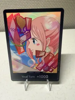 ENGLISH DON !! Shirahoshi PRB-02 FOIL /TEXTURED ONE PIECE Card The Best 2 NM - Image 1