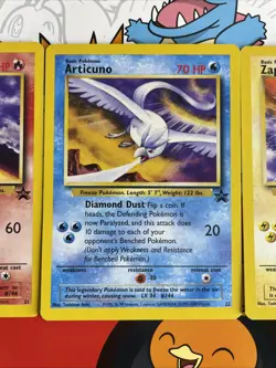 Zapdos Articuno and Moltres 2000 Movie Promo Cards NM Mint Condition Pokemon TCG - Image 5