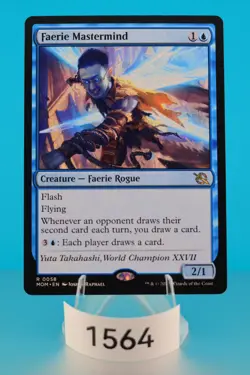 MTG Faerie Mastermind March of the Machine Regular #58 - Image 1