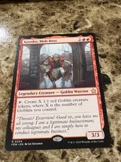 KRENKO, MOB BOSS Magic the Gathering MTG Foundations - Image 1
