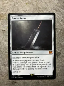 Buster Sword 0255 Mythic Non-Foil - Final Fantasy Magic the Gathering - Image 1