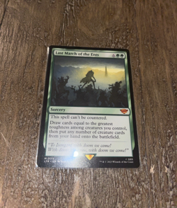 Last March of the Ents (LOTR 0172) - MTG Regular NM Never Played! - Image 1