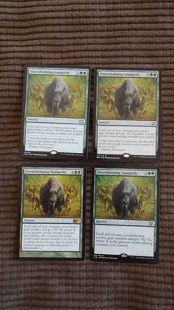 Magic: the Gathering / MtG Overwhelming Stampede x4 Mixed Sets - Image 1