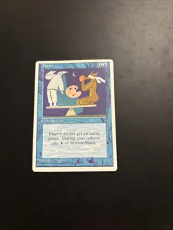 MTG " Stasis " from 4th Edition - Image 1