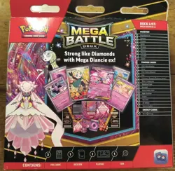 Pokemon TCG Mega Battle Deck Mega Diancie ex Factory Sealed Brand New Sealed - Image 2