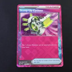 Pokemon Scoop Up Cyclone 128/131 Ace Spec Holo Prismatic Evolutions NM/VLP - Image 1