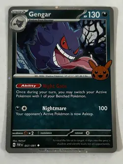 Pokemon TCG: Gengar (Cosmos Holo) - Trick or Trade BOOster 2024 (TTBB24) - Image 1