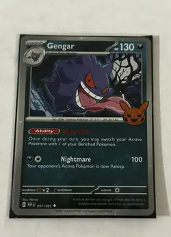 Pokemon TCG: Gengar (Cosmos Holo) - Trick or Trade BOOster 2024 (TTBB24) - Image 2