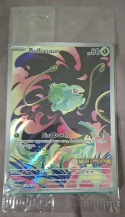 Bulbasaur 133/132 - Stamped SEALED Promo Mega Evolution Pokemon TCG - Image 1
