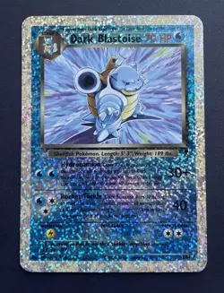 Pokemon Card Legendary Collection DARK BLASTOISE Reverse Holo BOX TOPPER S2/S4 P - Image 1