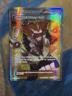 Lysandre's Trump Card 118/119 XY Phantom Forces Full Art Pokemon Trainer LP MP - Image 2