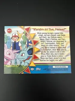 Pokemon Card - Wherefore Art Thou, PokemonU OR17 - Orange Islands - Topps - LP - Image 2