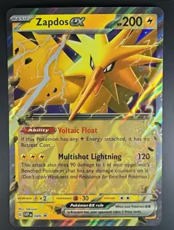 Zapdos EX 049 Scarlet and Violet Black Star Promo Jumbo Card Holo - Image 1