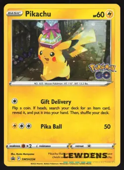 Pikachu - SWSH234 - Cosmos Holo Promo - SWSH Black Star Promo - Pokemon Card OC2 - Image 1