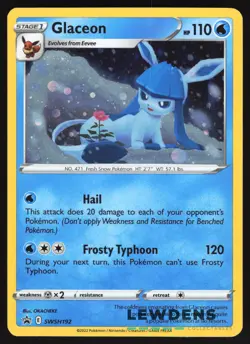 Glaceon - SWSH192 - Cosmos Holo - SWSH Black Star Promo - Pokemon Card LP5 - Image 1