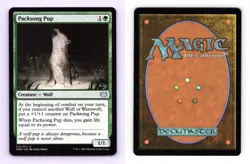 Packsong Pup #213/277 MTG Innistrad Crimson Vow Uncommon 2021 TCG Card - Image 1