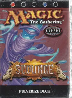 MTG Scourge Theme Deck Pulverize English Magic the Gathering Sealed - Image 1