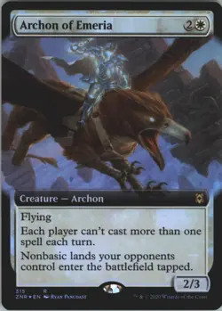 Archon of Emeria (Extended) ZNR - Foil - LP #315 Magic - Image 1