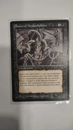Chains of Mephistopheles MTG Legends Rare Reserved NM Near-Mint never played. - Image 1