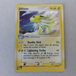 Jolteon 6/100 Rare Holo EX Sandstorm Set Collectible Pokemon Card - Image 1