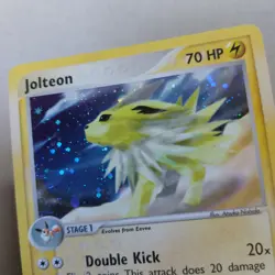 Jolteon 6/100 Rare Holo EX Sandstorm Set Collectible Pokemon Card - Image 3