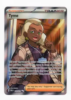 Tyme 143/131 Prismatic Evolutions Ultra Rare Pokemon TCG - Image 1