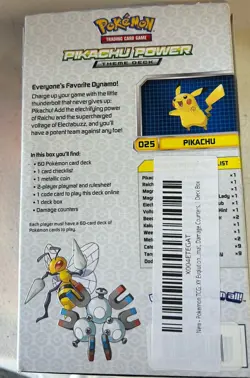 2016 Pokemon TCG XY Evolutions Pikachu Power Theme Deck Factory Sealed New - Image 2
