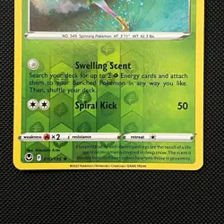 Hisuian Lilligant 010/195 Reverse Holo Card Pokemon SWSH Silver Tempest - LP - Image 3