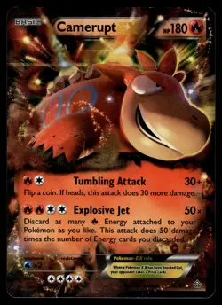Camerupt EX 29/160 XY - Primal Clash Pokemon - Image 1